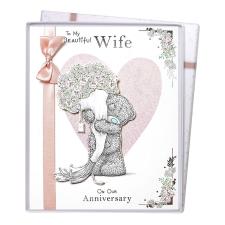 Beautiful Wife Anniversary Me to You Bear Boxed Card Image Preview